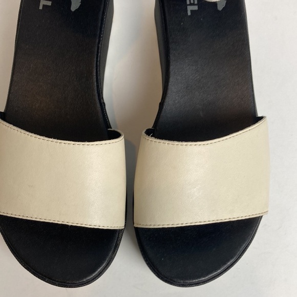 SOREL CAMERON FLATFORM ANKLE STRAP WEDGE SANDAL Size 7 Coastal Vacation Beach - Picture 12 of 15